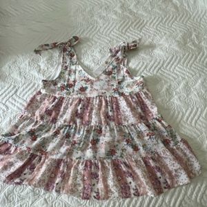 Entro Tie-Shoulder Top Size M